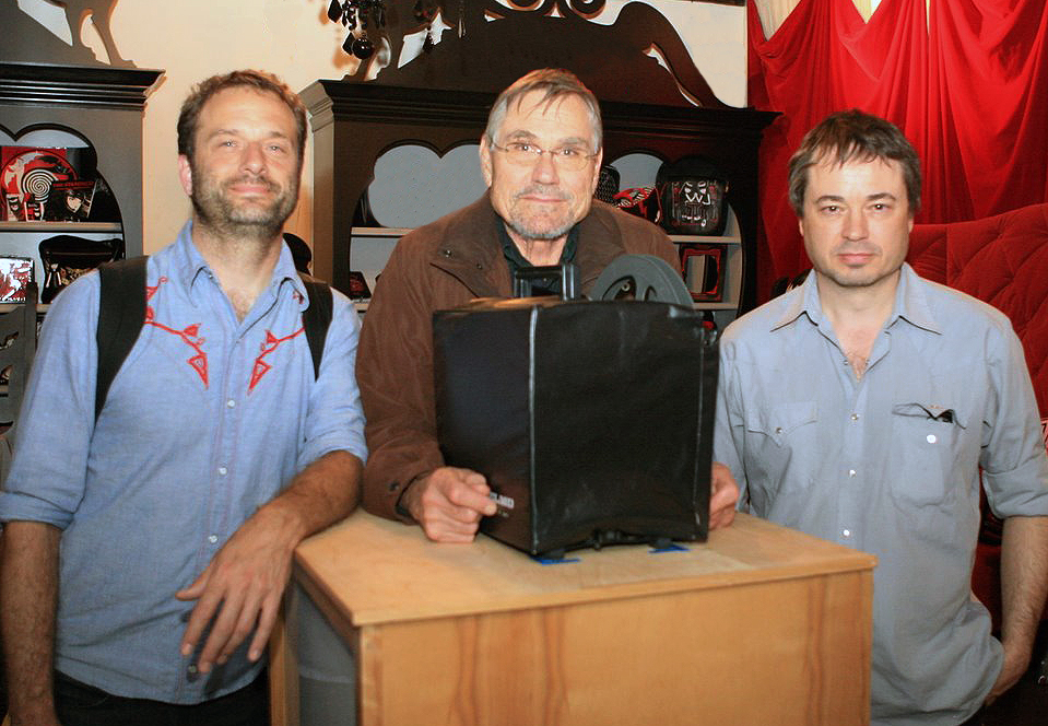 From left to right, John Davis, Lawrence Jordan and Brecht Andersch