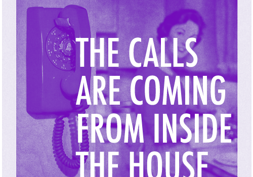 THE CALLS ARE COMING FROM INSIDE THE HOUSE — Jon Dieringer