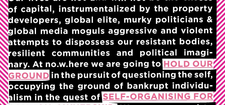 No.w.here Manifesto (2015)